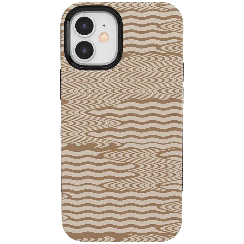 Mocha Ripple | Brown Waves Case