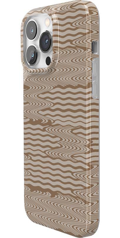 Mocha Ripple | Brown Waves Case