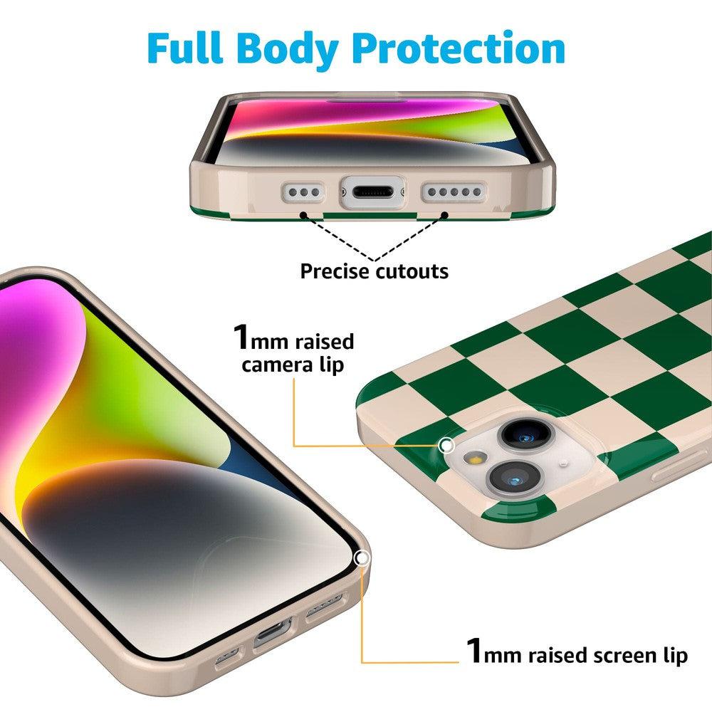 Fit Check | Green Checkerboard Case