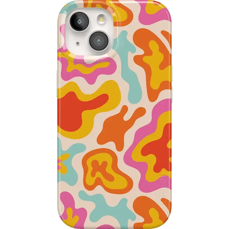 Tropical Color Splash | Abstract Retro Case