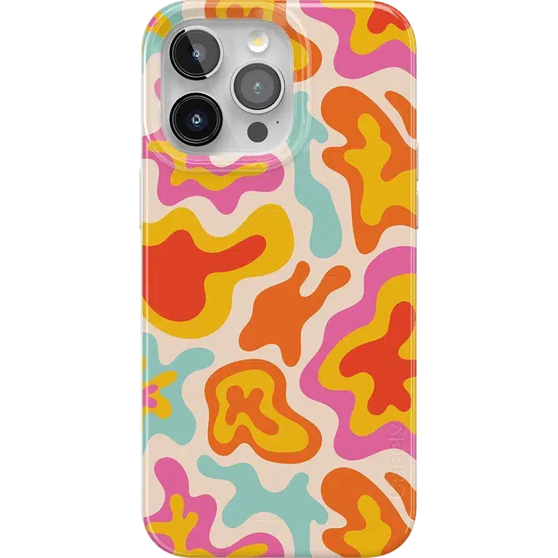 Tropical Color Splash | Abstract Retro Case