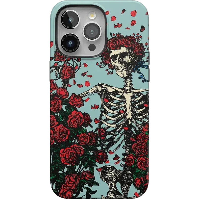 Forever Grateful | Grateful Dead Skeleton Floral Case