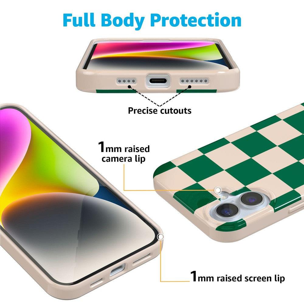 Fit Check | Green Checkerboard Case