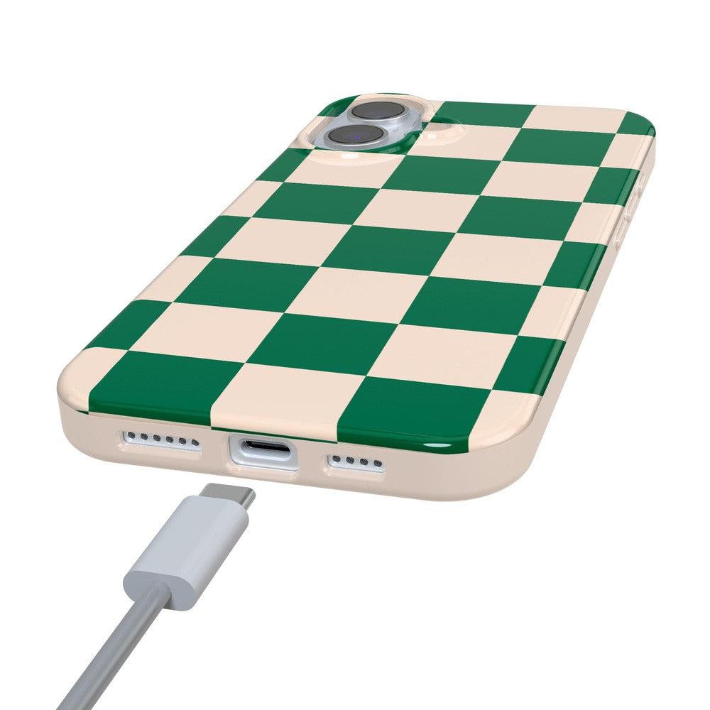 Fit Check | Green Checkerboard Case