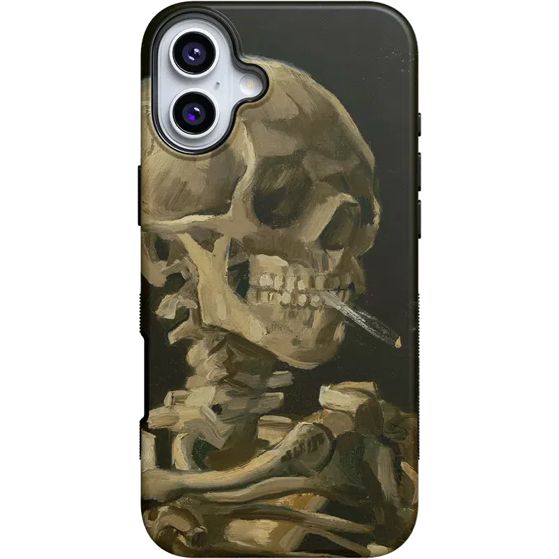 Van Gogh | Head of a Skeleton with a Burning Cigarette Phone Case