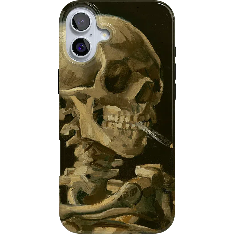 Van Gogh | Head of a Skeleton with a Burning Cigarette Phone Case