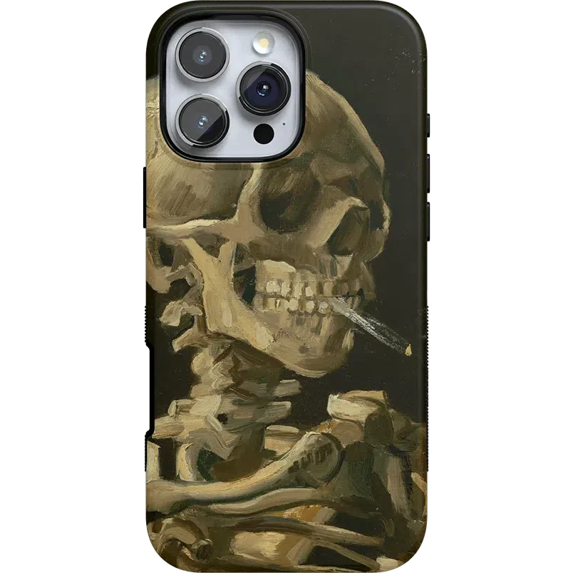 Van Gogh | Head of a Skeleton with a Burning Cigarette Phone Case