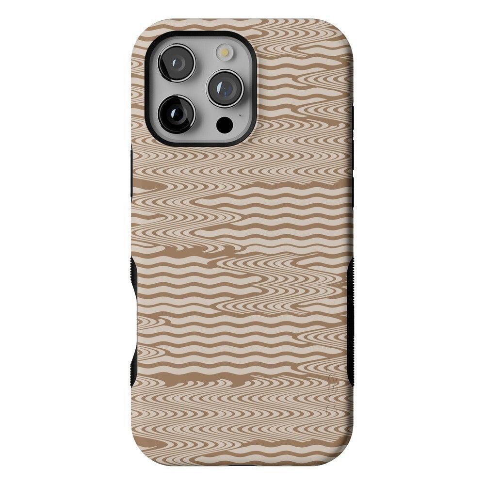 Mocha Ripple | Brown Waves Case