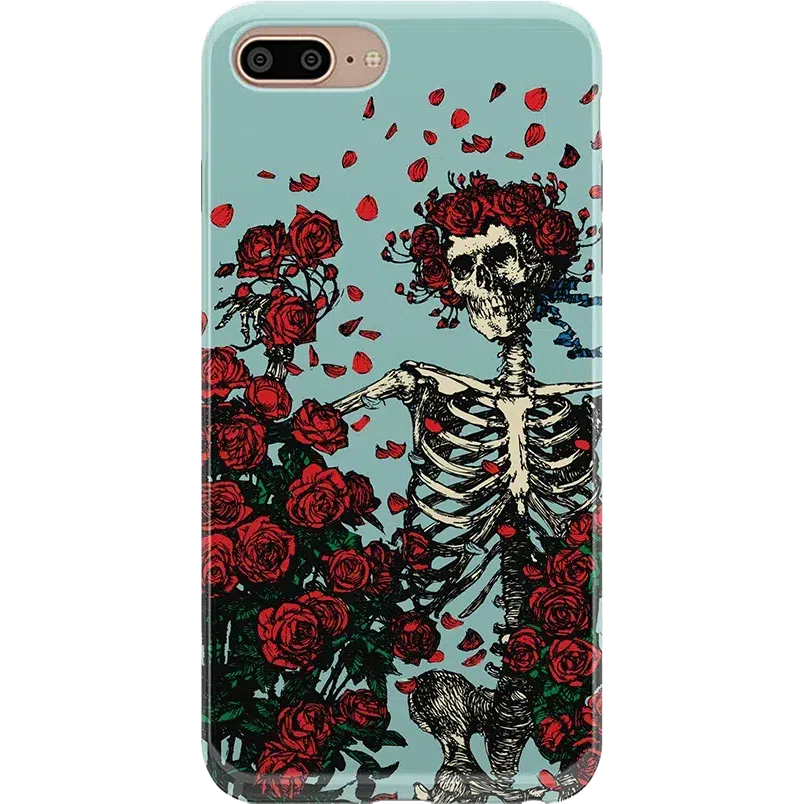Forever Grateful | Grateful Dead Skeleton Floral Case