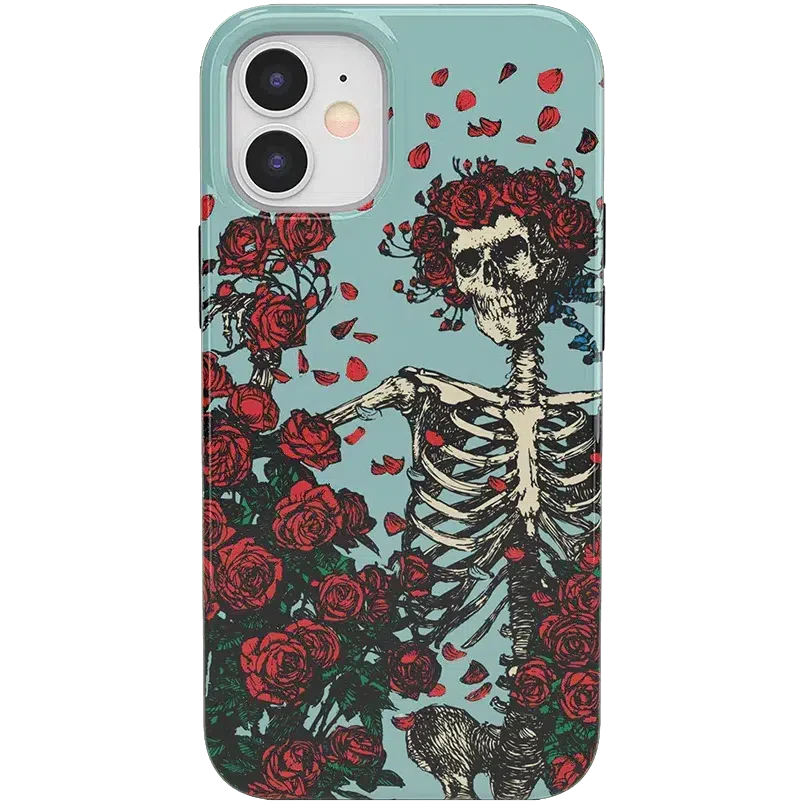 Forever Grateful | Grateful Dead Skeleton Floral Case