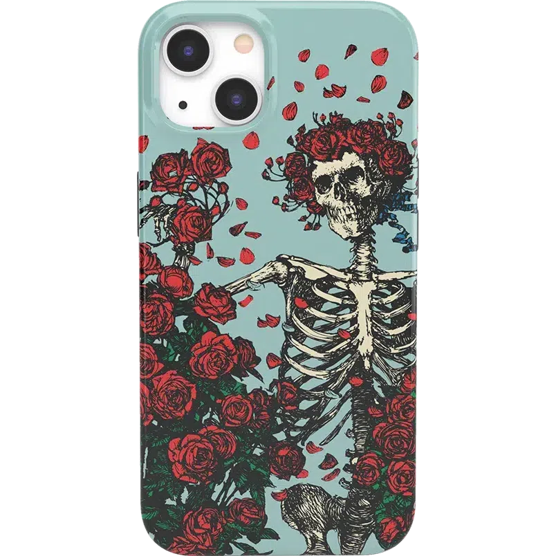 Forever Grateful | Grateful Dead Skeleton Floral Case