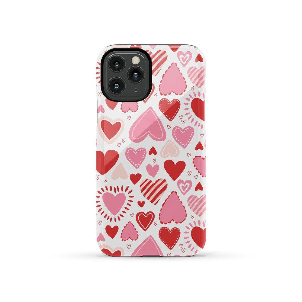 Love Struck | Heart Stickers Case