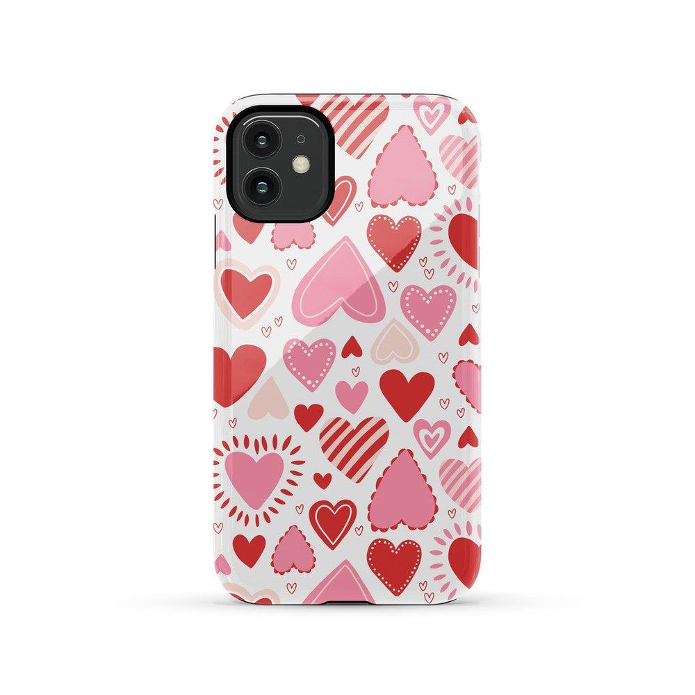 Love Struck | Heart Stickers Case
