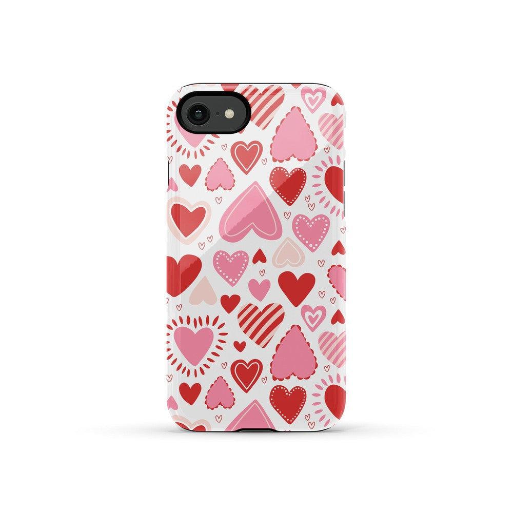 Love Struck | Heart Stickers Case