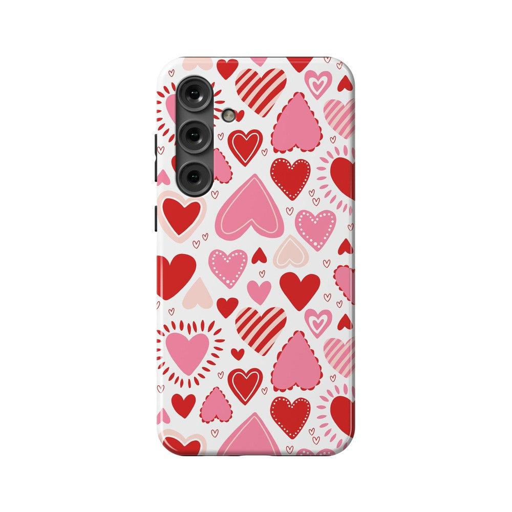 Love Struck | Heart Stickers Case