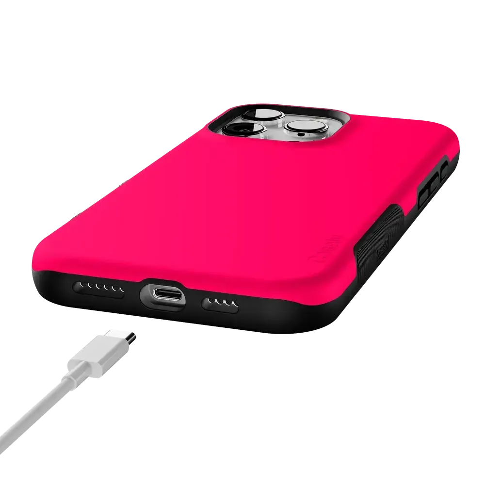 Think Pink | Solid Neon Pink Case