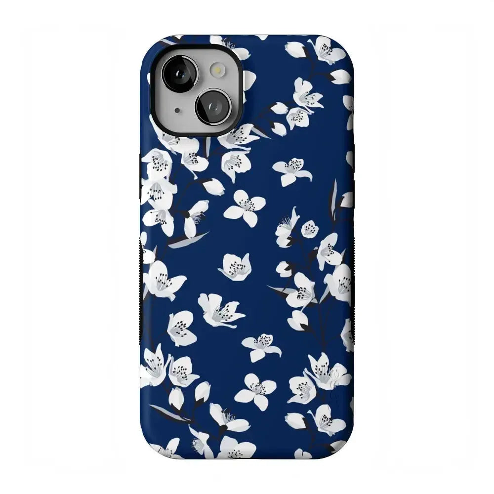 Floral Forest | Navy Cherry Blossom Floral Case