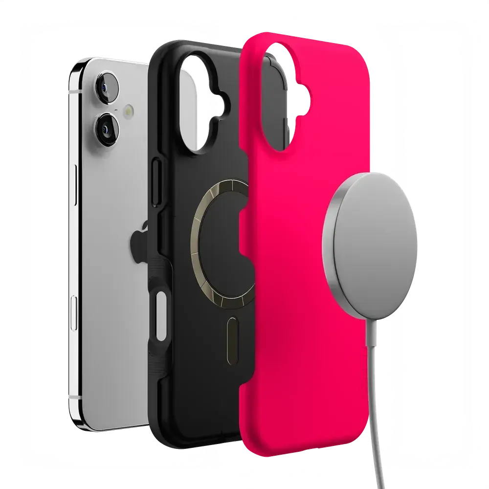 Think Pink | Solid Neon Pink Case