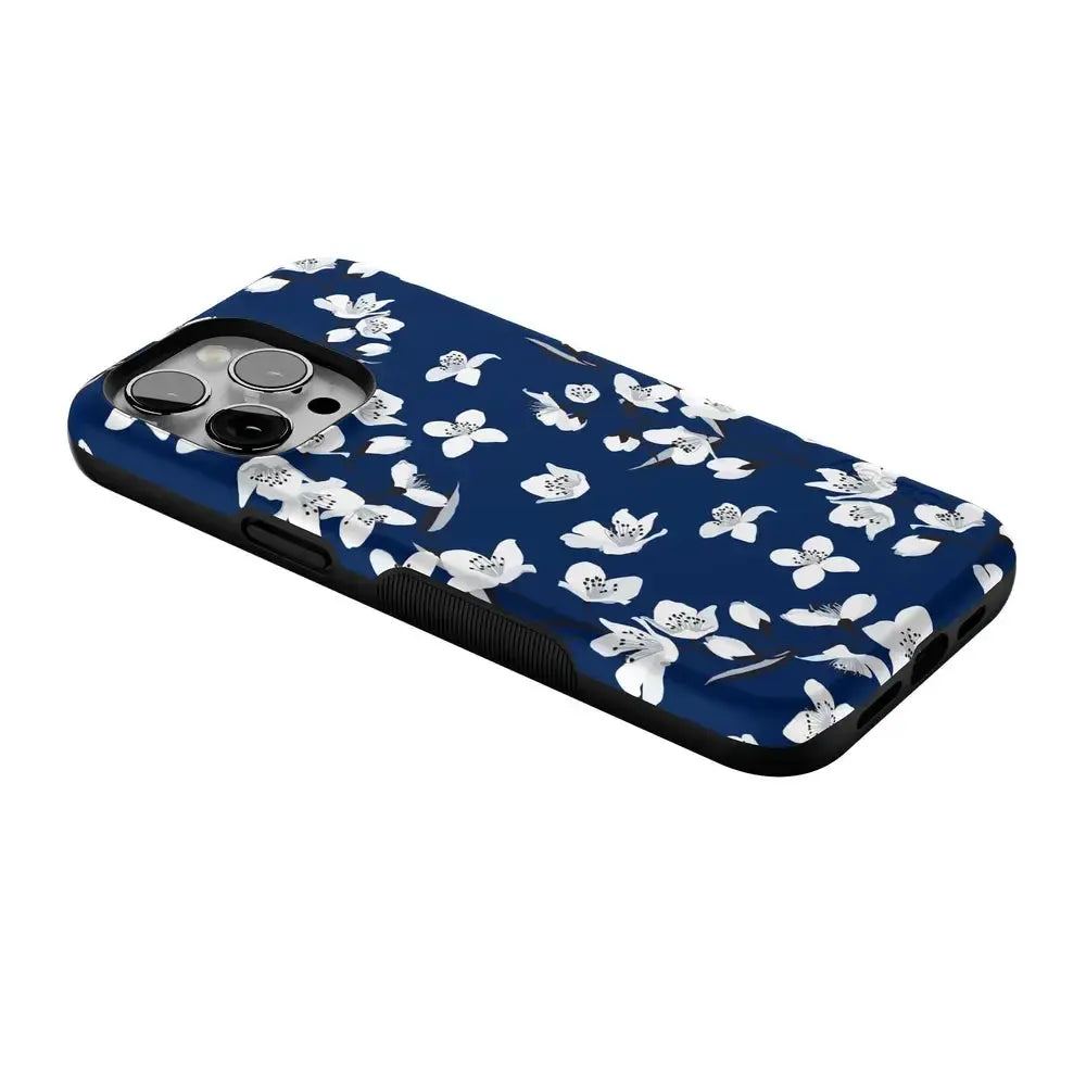 Floral Forest | Navy Cherry Blossom Floral Case