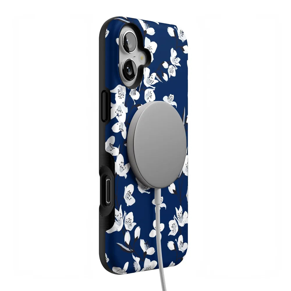 Floral Forest | Navy Cherry Blossom Floral Case
