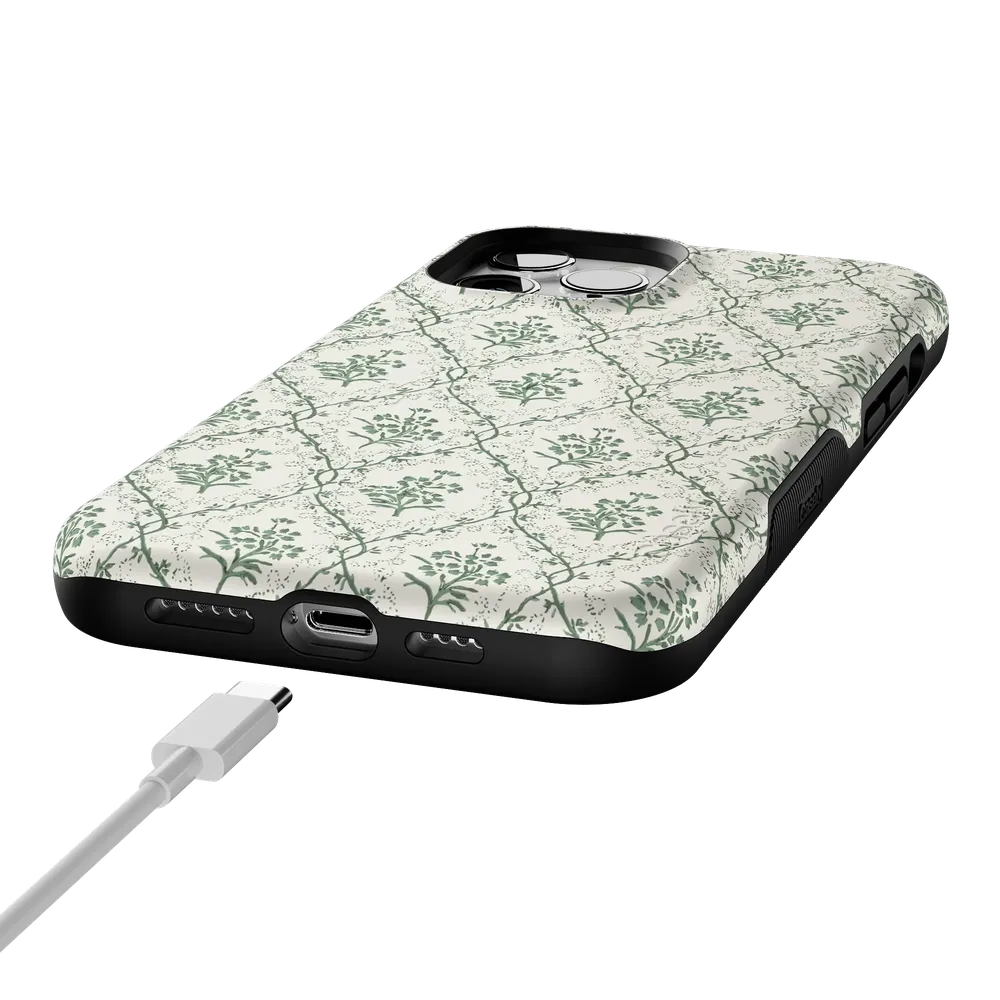 Sage Tapestry | Floral Vines Case