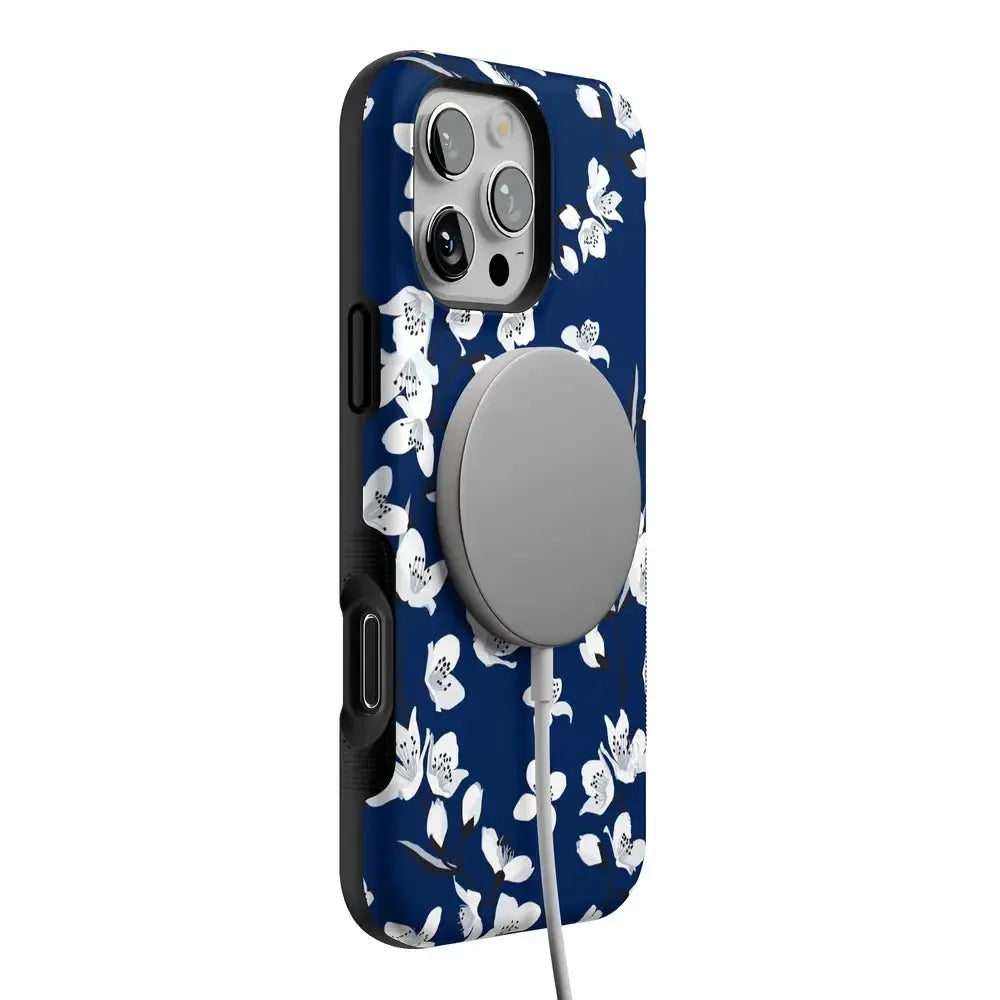 Floral Forest | Navy Cherry Blossom Floral Case