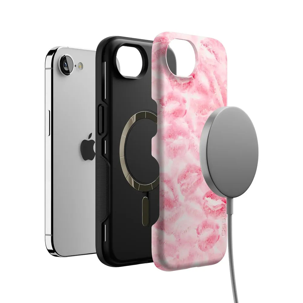 Sealed with a Kiss | Pink Lipstick Case