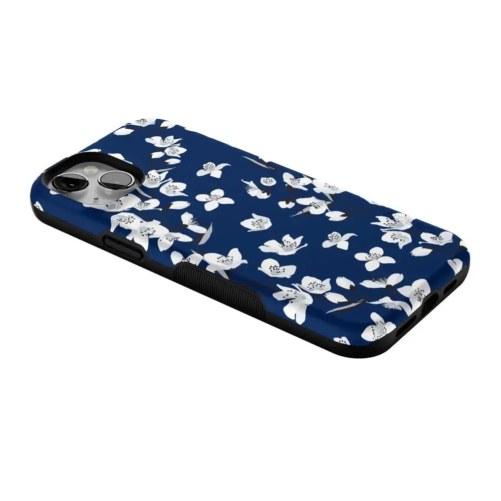 Floral Forest | Navy Cherry Blossom Floral Case