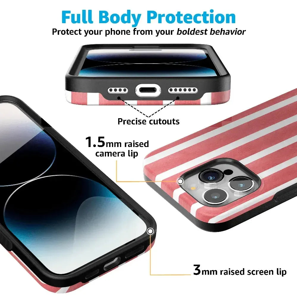 East Coast Summer | Red Stripes Case
