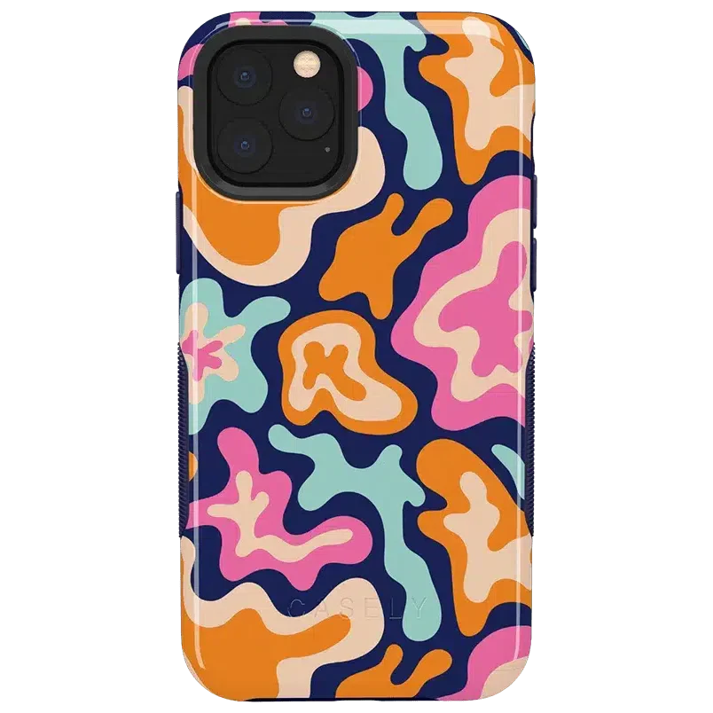 Midnight Color Splash | Abstract Retro Case