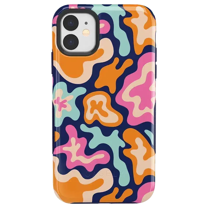 Midnight Color Splash | Abstract Retro Case