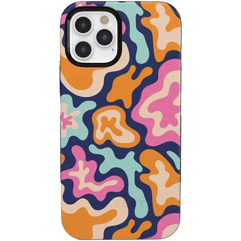 Midnight Color Splash | Abstract Retro Case