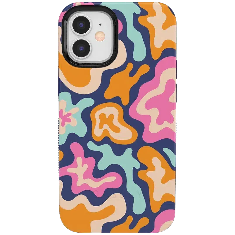 Midnight Color Splash | Abstract Retro Case
