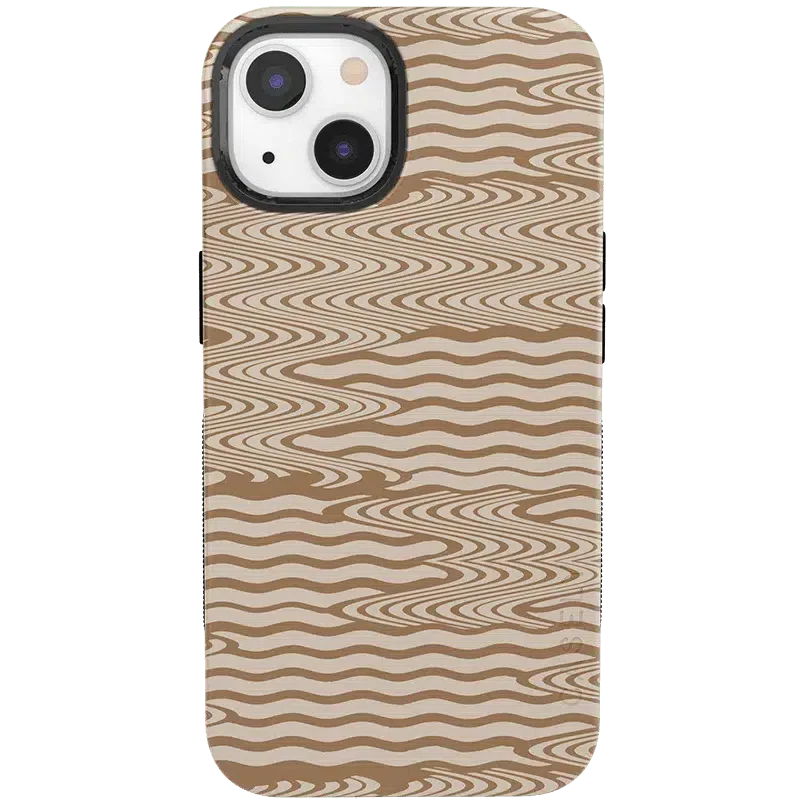 Mocha Ripple | Brown Waves Case