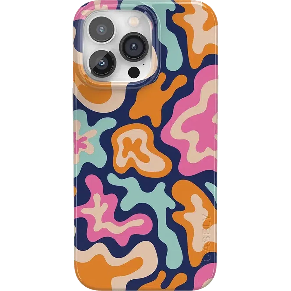 Midnight Color Splash | Abstract Retro Case