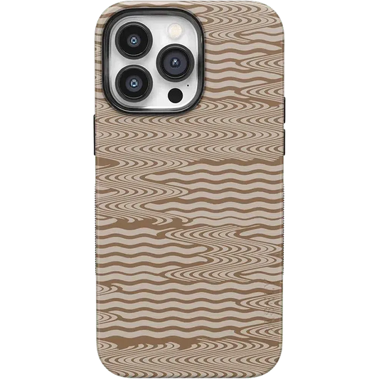 Mocha Ripple | Brown Waves Case