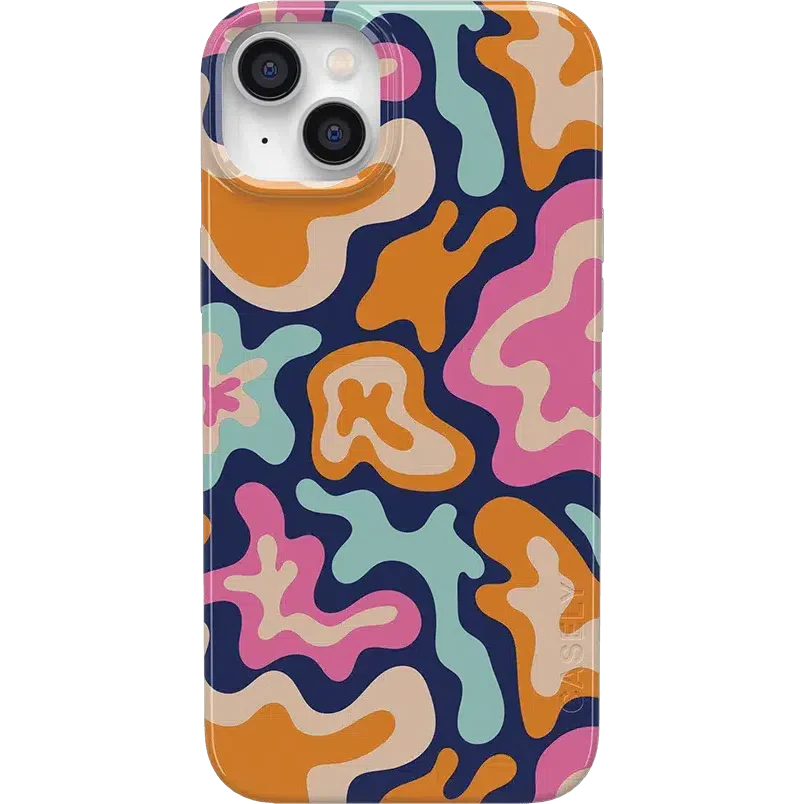 Midnight Color Splash | Abstract Retro Case