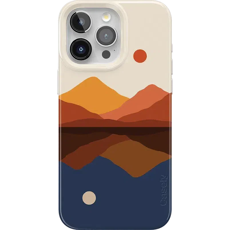 Opposites Attract | Day & Night Colorblock Mountains Case