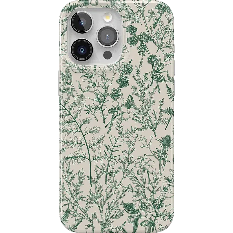 Sage Garden | Green Floral Case