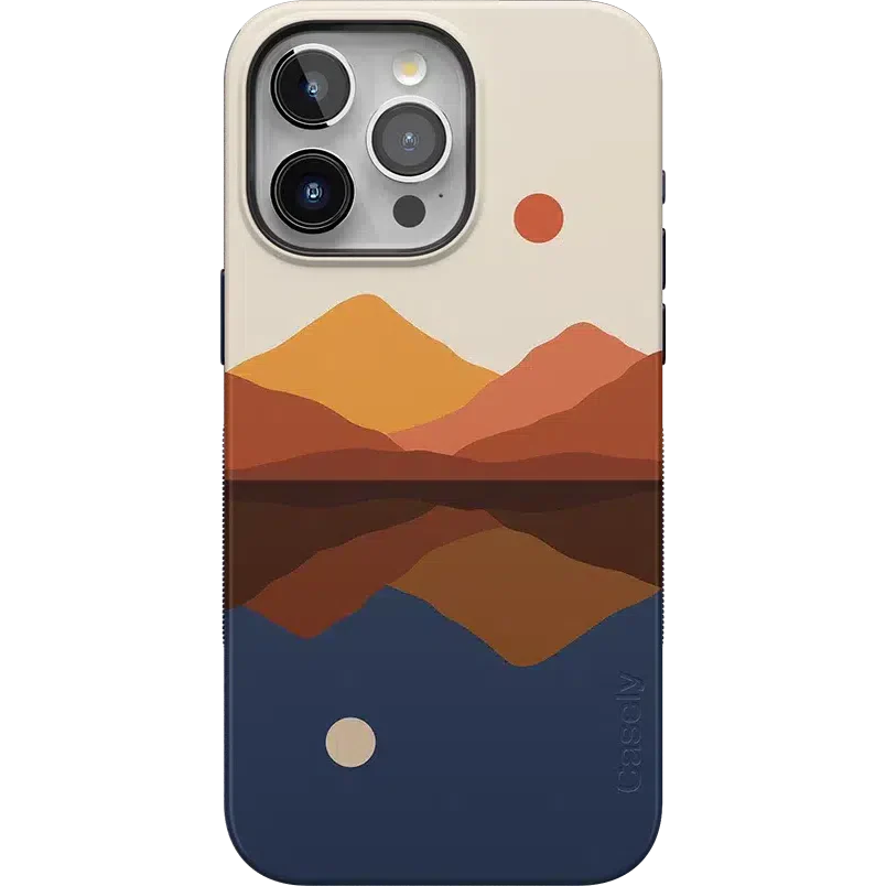 Opposites Attract | Day & Night Colorblock Mountains Case