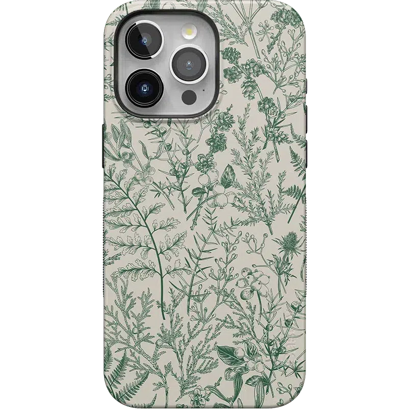 Sage Garden | Green Floral Case
