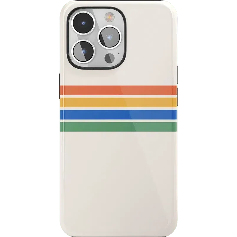 Totally Groovy | Rainbow Stripes Color Block Case