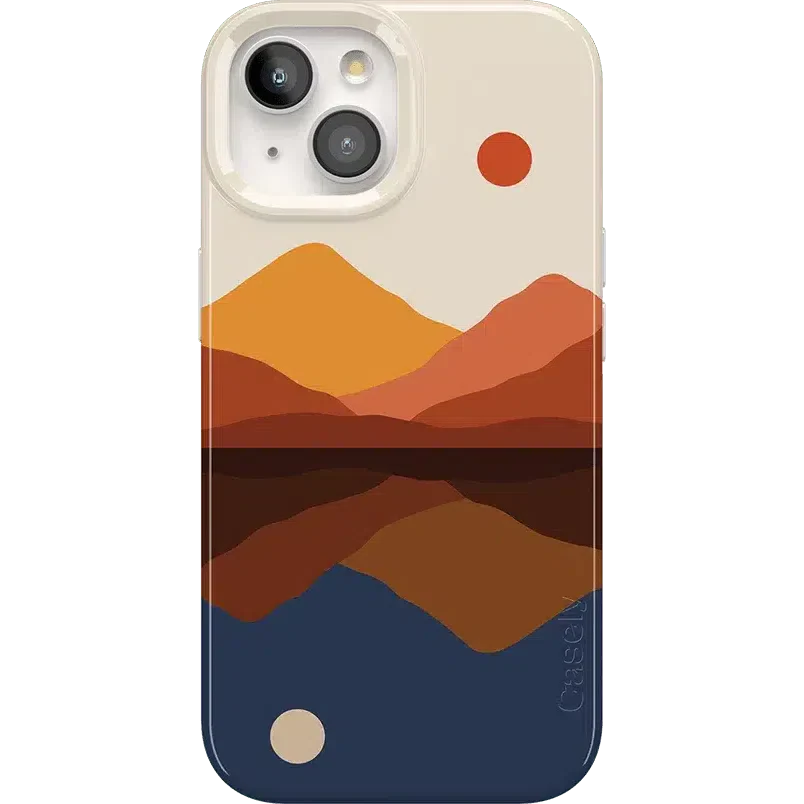 Opposites Attract | Day & Night Colorblock Mountains Case