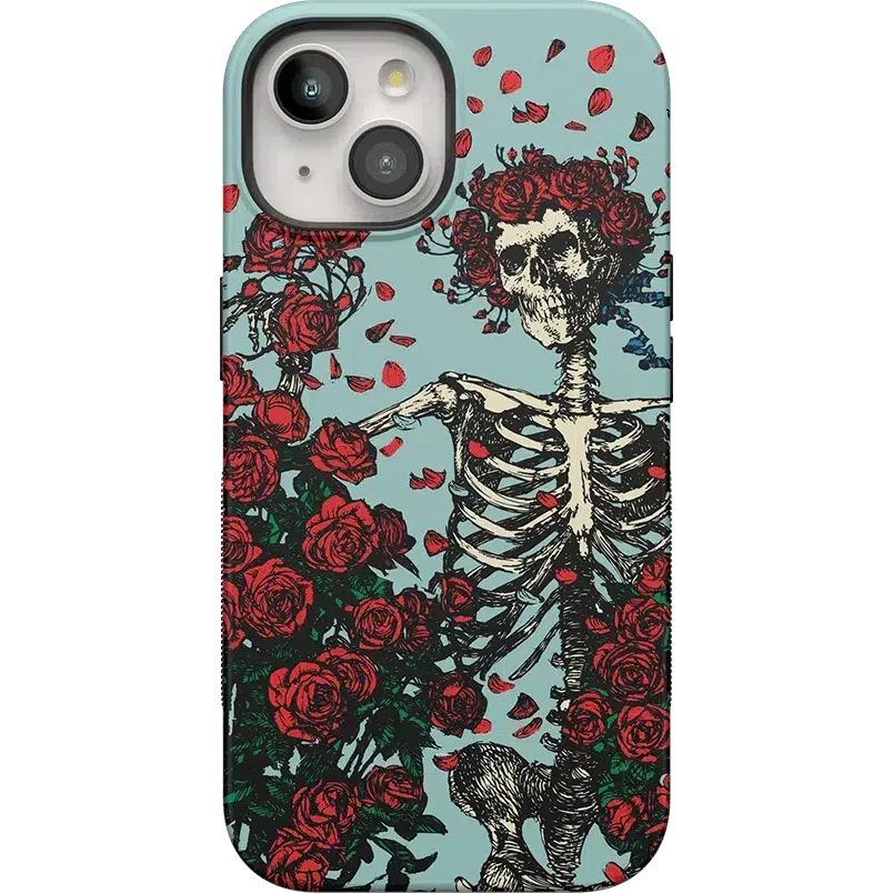 Forever Grateful | Grateful Dead Skeleton Floral Case