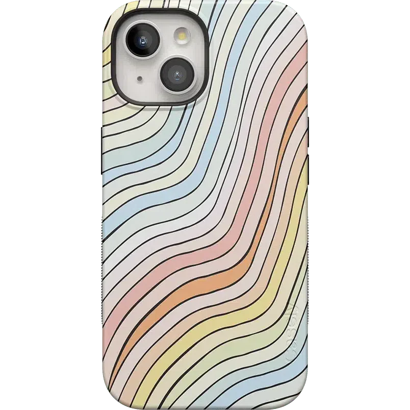 Ride The Wave | Pastel Rainbow Lined Case