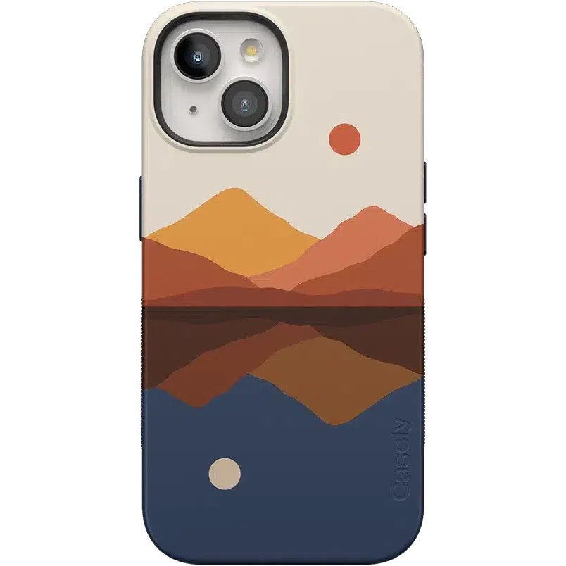 Opposites Attract | Day & Night Colorblock Mountains Case