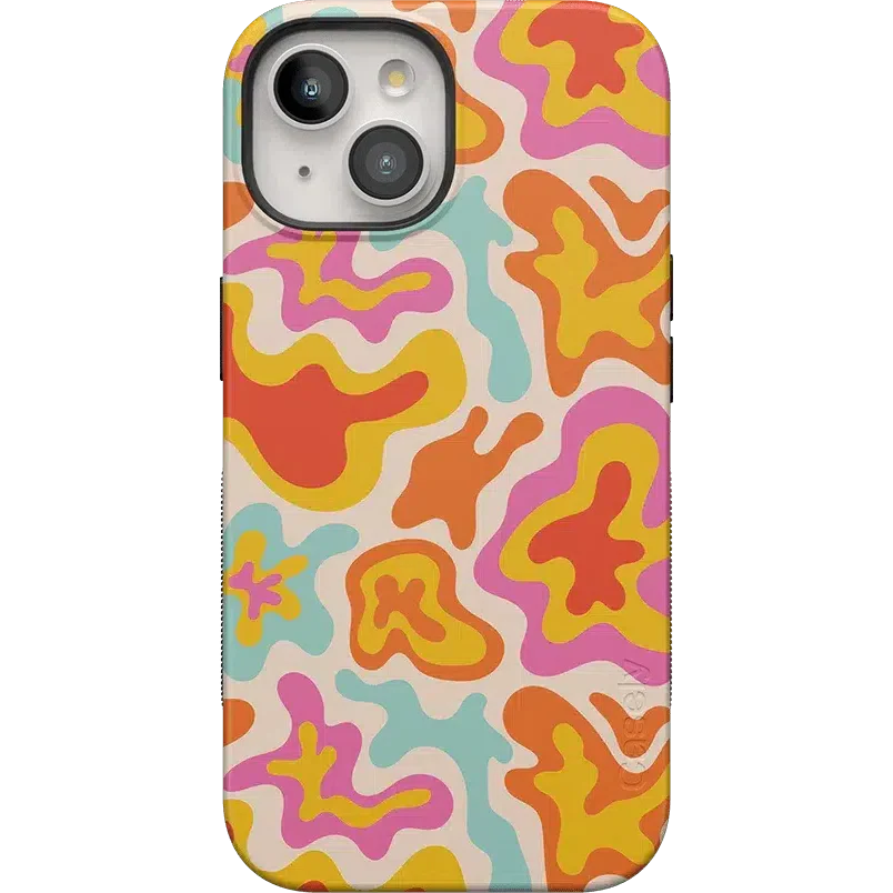 Tropical Color Splash | Abstract Retro Case