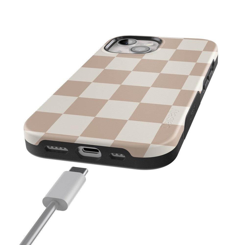 Fit Check | Neutral Checkerboard Case