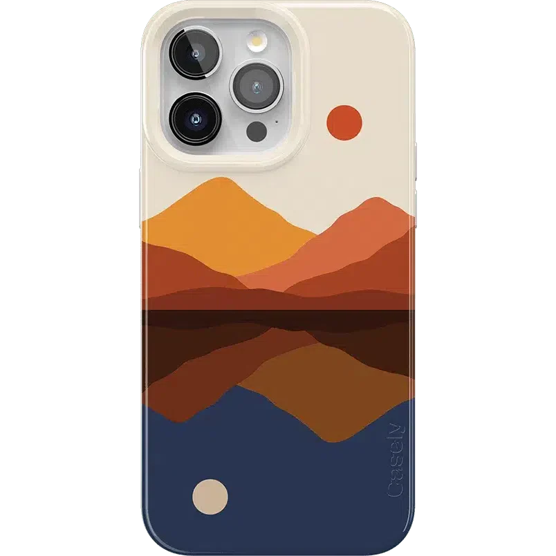 Opposites Attract | Day & Night Colorblock Mountains Case