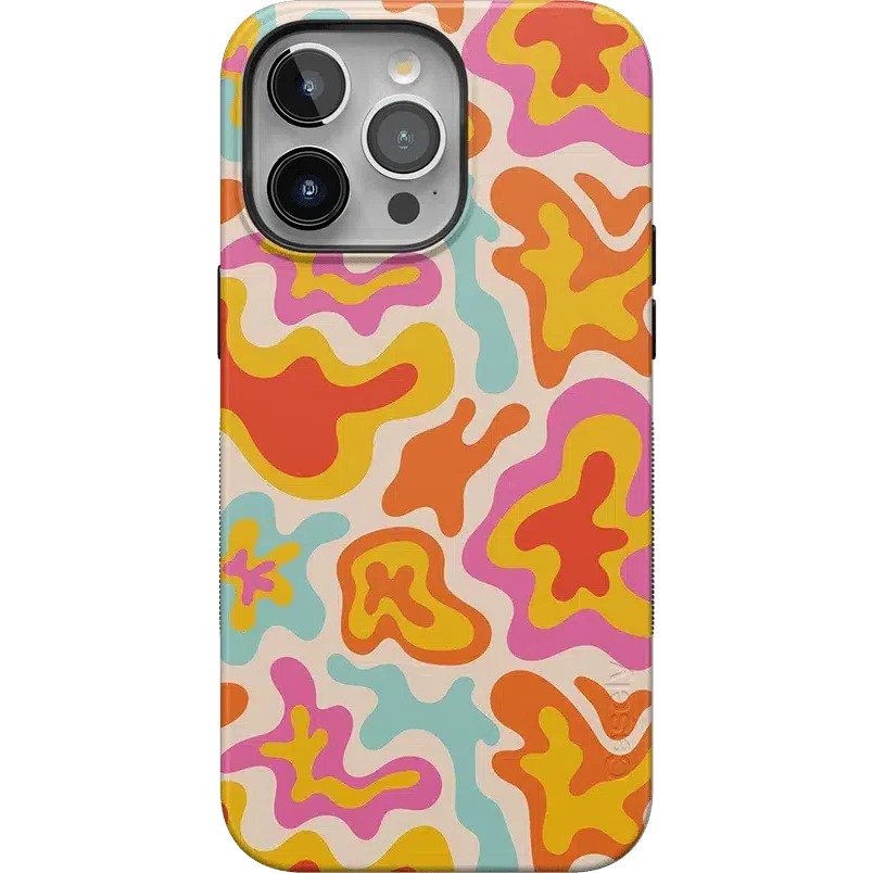Tropical Color Splash | Abstract Retro Case